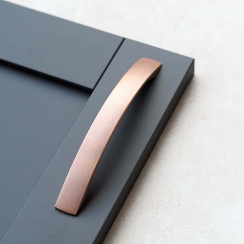Copper kitchen cupboard handle - kitchen,
