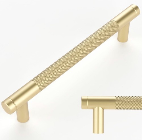 10pcs brushed gold - 10pcs, knurled