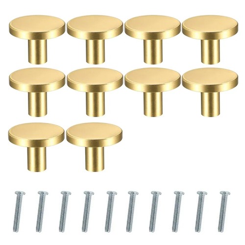 10pcs solid door knobs cabinet - 10pcs,