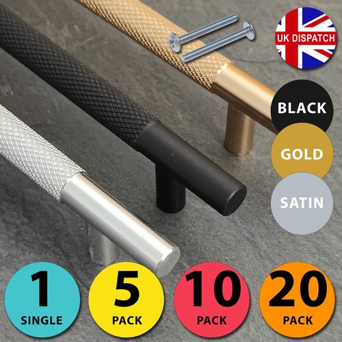 Knurled tbar kitchen cupboard - knurled,