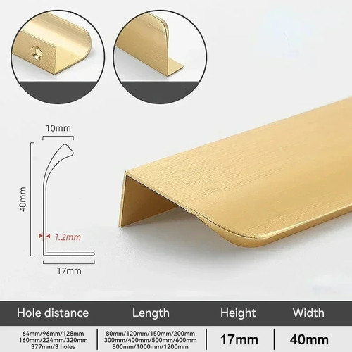 Hidden cabinet handles - hidden,